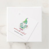 Étiquettes Cadeau Aquarelle Noël Gnome (En situation)