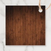 Étiquettes Cadeau Aquarelle Oranges Bois Orangecello Mariage (Dos)