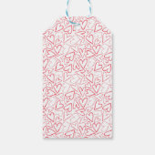 Étiquettes-cadeau Aquarelle Ours Saint Valentin (Dos)