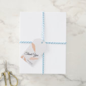Étiquettes-cadeau Aquarelle Pampas Feuille Silhouette Mariage (Avec de laficelle)