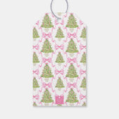 Étiquettes-cadeau Aquarelle Pink Nutcracker Monogram Crest (Dos)