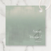 Étiquettes Cadeau Aquarelle Réflexions Merci Sage ID774 (Dos)