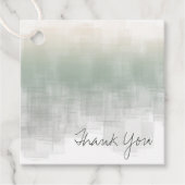 Étiquettes Cadeau Aquarelle Réflexions Merci Sage ID774 (Devant)