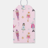 Étiquettes-cadeau Aquarelle rose blanc Clara (Dos)