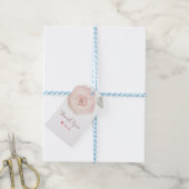 Étiquettes-cadeau Aquarelle rose Fleur Anniversaire Fête Favoriser (Avec de laficelle)