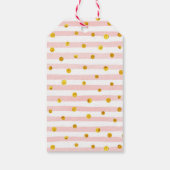 Étiquettes-cadeau Aquarelle rose présent (Dos)