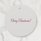 Étiquettes Cadeau Aquarelle Snowman (Dos)