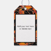 Étiquettes-cadeau Aquarelle Thanksgiving Leviers (Dos)