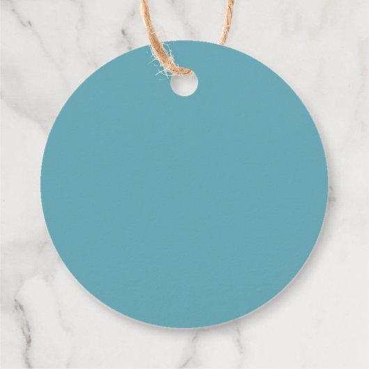 Étiquettes Cadeau Aquarelle tropicale Tortue de mer Favoriser les ét (Dos)