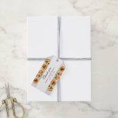 Étiquettes-cadeau Aquarelle tulipes merci (Avec de la ficelle)