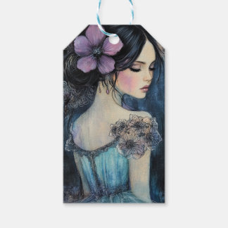 Étiquettes-cadeau Aquarelle Violet Dreams