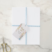 Étiquettes-cadeau Aquarelle Whimsical Fleur sauvage séché (Avec de laficelle)