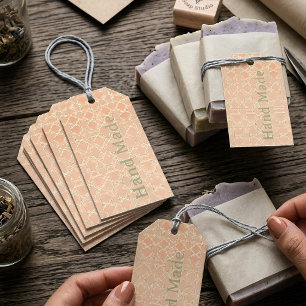 Étiquettes-cadeau Arabesque Terreuse Terracotta et Sauge Personnal