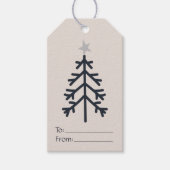 Étiquettes-cadeau arbre (Devant)