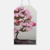 Étiquettes-cadeau Arbre bonsaï (Dos)
