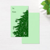 Étiquettes Cadeau Arbre de Noël (Bureau)