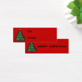 Étiquettes Cadeau Arbre de Noël (Bureau)