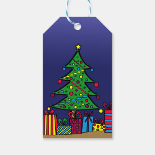 Étiquettes-cadeau Arbre de Noël