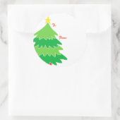 Étiquettes Cadeau Arbre de Noël (Sac)