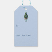 Étiquettes-cadeau Arbre de Noël de la Chinoiserie (Dos)