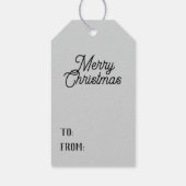 Étiquettes-cadeau Arbre de Noël gothique III (Dos)