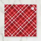 Étiquettes Cadeau Arbre de pin de Noël simple et élégant (Dos)