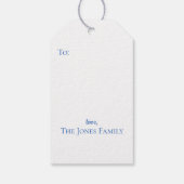 Étiquettes-cadeau Arbre Topiaire Orange, Chinoiserie Personnalisé (Dos)