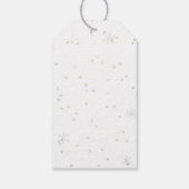 Étiquettes-cadeau Arbres de Noël modernes Motif Sage Green (Dos)