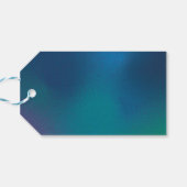 Étiquettes-cadeau Arbres de Noël Monoline (Dos Horizontal)