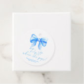 Étiquettes Cadeau Arc bleu - Pop it when it pops (En situation)