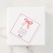 Étiquettes Cadeau Arc en rose Mignonne Ruban Mariage (En situation)