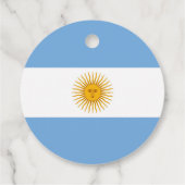 Étiquettes Cadeau Argentina flag (Dos)