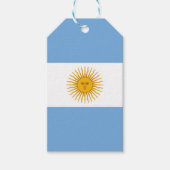 Étiquettes-cadeau Argentina flag (Devant)