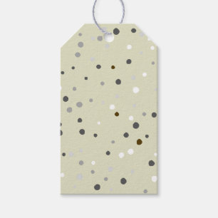 Étiquettes-cadeau Argile Confetti en vert