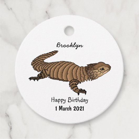Étiquettes Cadeau Armadillo girdled lizard (Devant)
