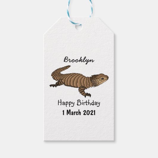 Étiquettes-cadeau Armadillo girdled lizard (Devant)