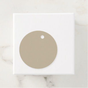 Étiquettes Cadeau Arrière - plan beige clair doux - Design Mariage