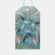 Art abstrait papillon bleu vert fantasy fractal