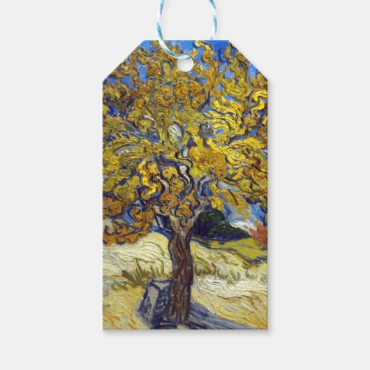 Étiquettes-cadeau Art de Van Gogh Mulberry Tree (Devant)
