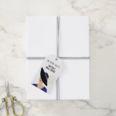 Étiquettes-cadeau Art déco des années 1930 Femme en Fête des mariées (Avec de la ficelle)