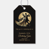 Étiquettes-cadeau Art Deco Gatsby Roaring 20s Prohibition Custom (Dos)
