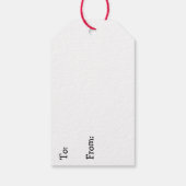 Étiquettes-cadeau Art fluvial de la rivière Rainbow (Dos)