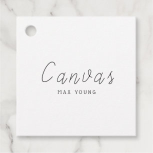 Étiquettes Cadeau Art Peinture Galerie Hang Tags, Prix Tags