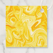 Étiquettes Cadeau Art Peinture Marbelisé Joyeux HANOUKKA Holiday (Dos)