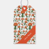 Étiquettes-cadeau Art Ranunculus Orange (Dos)