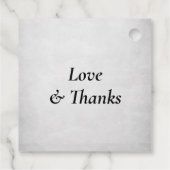 Étiquettes Cadeau Article de journal Mariage (Dos)