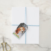 Étiquettes-cadeau As-Tu Dit Joyeux Noël ? Balise cadeau beagle (Avec de laficelle)