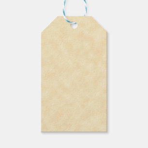 Étiquettes-cadeau Aspect de papier parchemin d'antiquité naturel