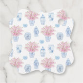 Étiquettes Cadeau Assez & Préparatoire Rose Bleu Pot de Gingembre Ma (Dos)