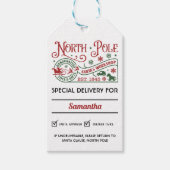 Étiquettes-cadeau Atelier de Santas (Devant)